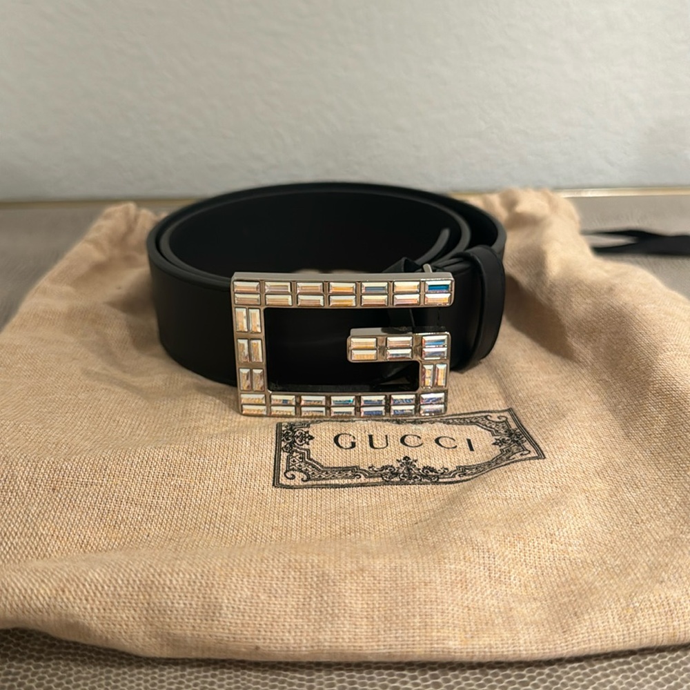 COPY - Gucci square embellished belt